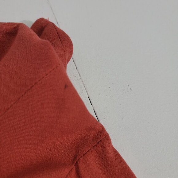 NWT Torrid Burnt Orange Esther Babydoll Top Sz 2X Long Sleeves V-Neck Flowy Fall - Picture 10 of 11